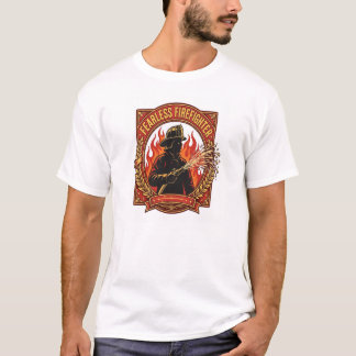 Feuerwehrmann-Shirt ohne Angst T-Shirt