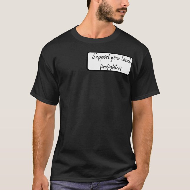 Feuerwehrmann-Shirt T-Shirt (Vorderseite)