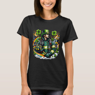 Feuerwehrmann St Patricks Day Männer Feuerwehrmann T-Shirt