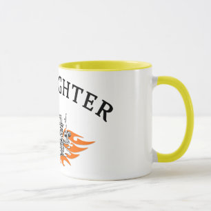 Feuerwehrmann-Stier-Hund stark Tasse