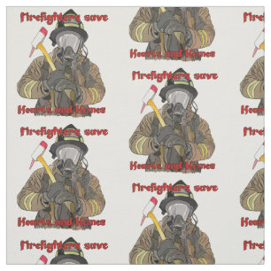 Feuerwehrmann Stoff