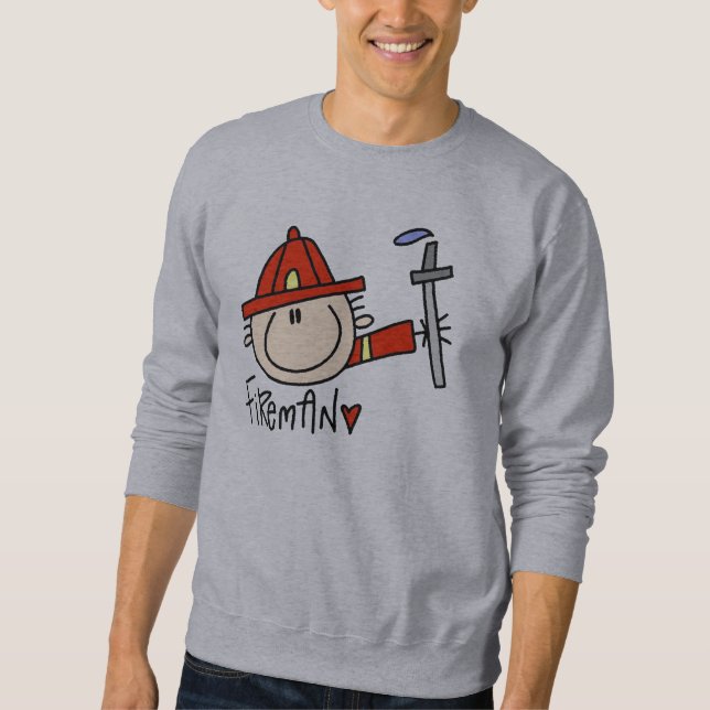 Feuerwehrmann Sweatshirt (Vorderseite)