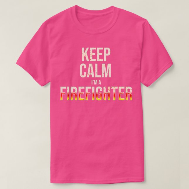 Feuerwehrmann T-Shirt (Design vorne)