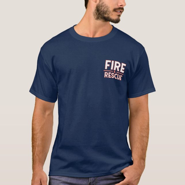 Feuerwehrmann T-Shirt (Vorderseite)