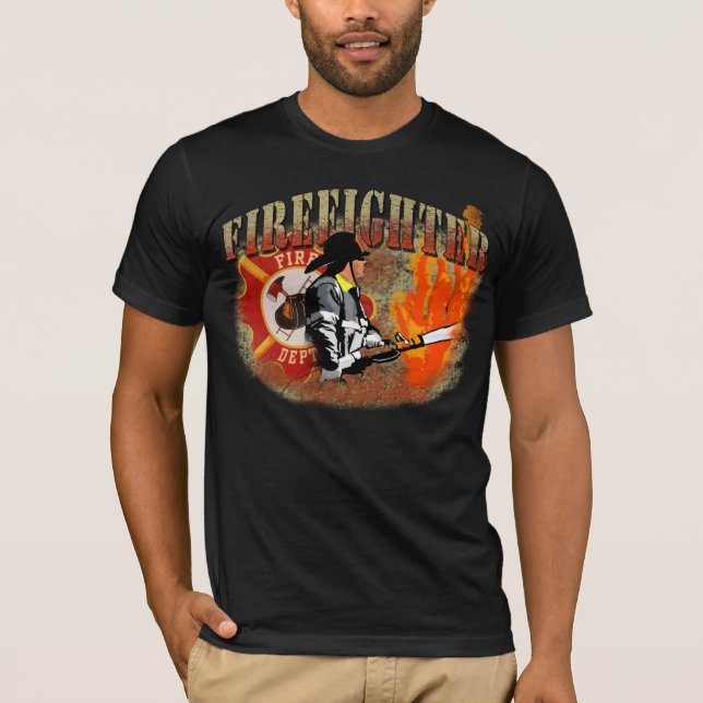 Feuerwehrmann T-Shirt (Vorderseite)