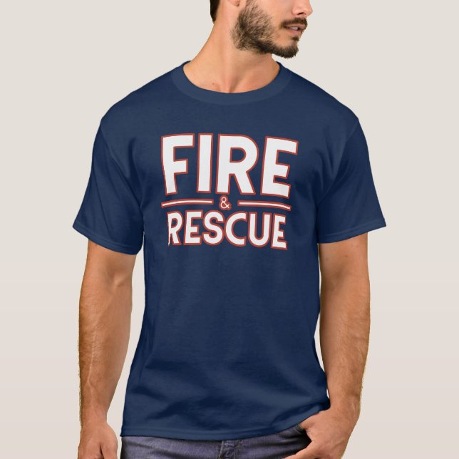 Feuerwehrmann T-Shirt (Vorderseite)