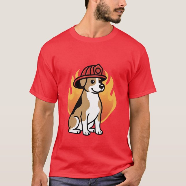 Feuerwehrmann T-Shirt (Vorderseite)