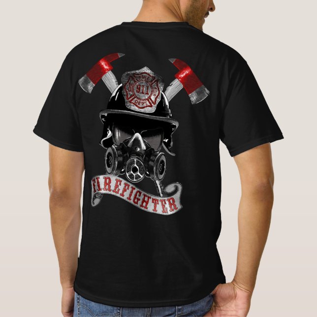 Feuerwehrmann T-Shirt (Rückseite)
