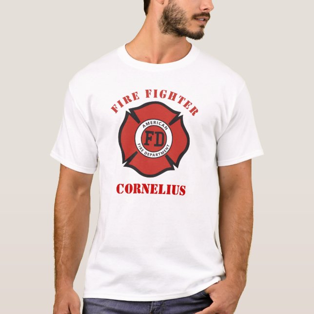 Feuerwehrmann-T - Shirt (Vorderseite)