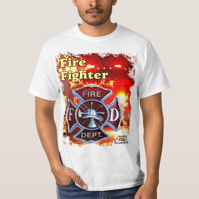 Feuerwehrmann-T-Shirt T-Shirt (Vorderseite)