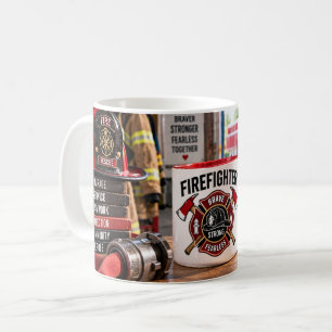 Feuerwehrmann Tapfer Stark Tasse