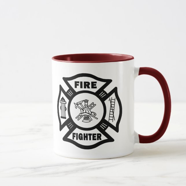 Feuerwehrmann Tasse (Rechts)