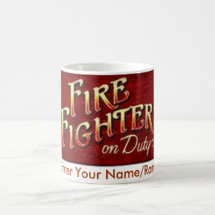 Feuerwehrmann-Tasse im Dienst- besonders Tasse