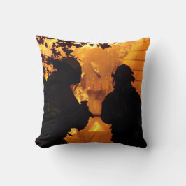 Feuerwehrmann-Team Kissen