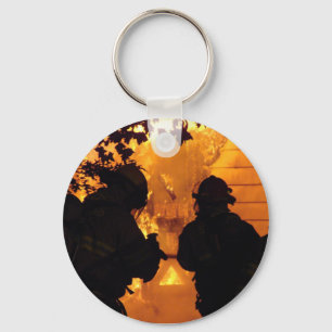 Feuerwehrmann-Team Schlüsselanhänger