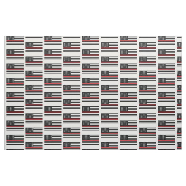 Feuerwehrmann Thin Red Line Fabric am Hof Stoff (Yard (91,4 cm))