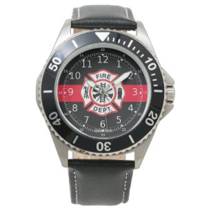Feuerwehrmann Thin Red Line, Feuerwehrbeobachter M Armbanduhr