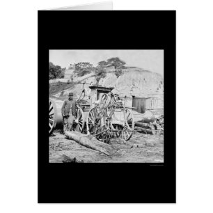 Feuerwehrmann und Motor in Richmond, VA 1865