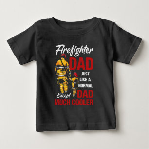 Feuerwehrmann-Vater Baby T-shirt