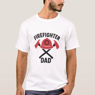 Feuerwehrmann-Vater-Bold-Feuerrettungsgeschenk T-Shirt