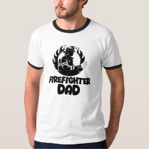 Feuerwehrmann-Vater, Vatertag T-Shirt