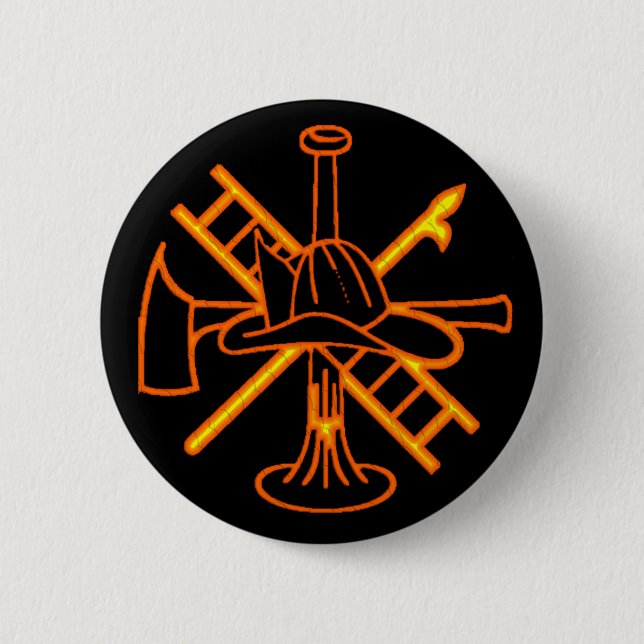 FEUERWEHRMANN-WAPPEN BUTTON (Vorderseite)
