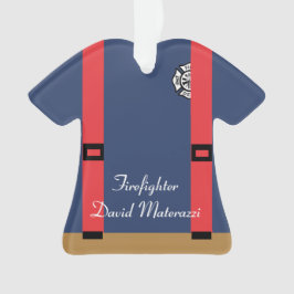 Feuerwehrmann-Weihnachtsverzierung Ornament