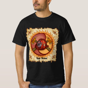 Feuerwehrmann Yin Yang T-Shirt
