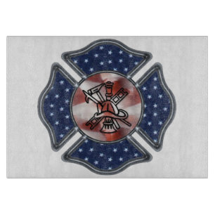 Feuerwehrmann-Zuhause Schneidebrett
