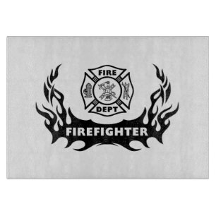 Feuerwehrmann-Zuhause Schneidebrett