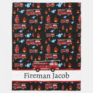 Feuerwehrmänner Feuerwehr Feuerwehrmann Feuerwehra Fleecedecke