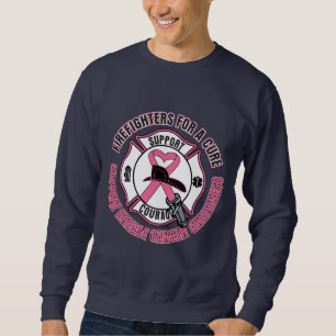 Feuerwehrmänner für einen Heilungs-Brustkrebs Sweatshirt
