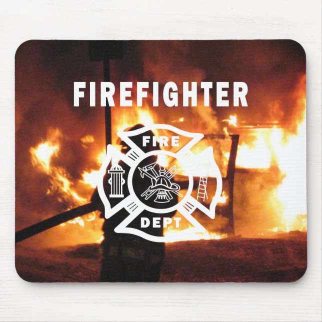 FeuerwehrmannHandline Mousepad (Vorne)
