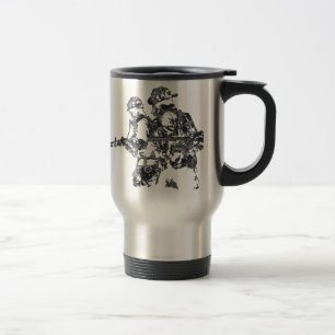 Feuerwehrmannreise-Tasse Reisebecher
