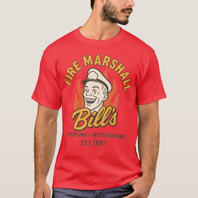 Feuerwehrmarschall Bill T-Shirt (Vorderseite)