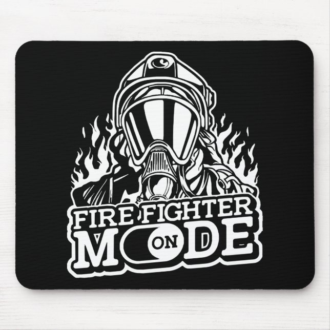Feuerwehrmodus eingeschaltet - Feuerwehr - dünne r Mousepad (Vorne)