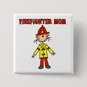 Feuerwehrmutter T-Shirts und Geschenke Button