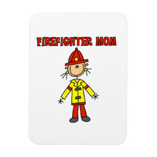 Feuerwehrmutter T-Shirts und Geschenke Magnet
