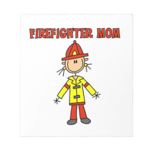Feuerwehrmutter T-Shirts und Geschenke Notizblock