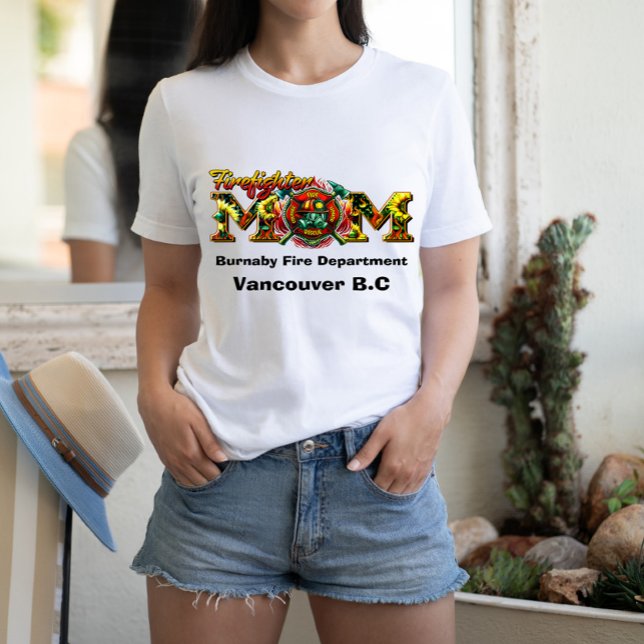 Feuerwehrmutter unterstützt die Helden T-Shirt (Von Creator hochgeladen)