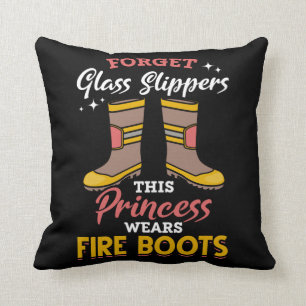 Feuerwehrprinzessin Proud Fire Fighter Girl Kissen