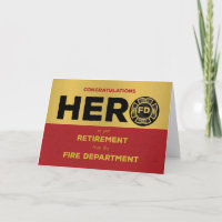 Feuerwehrruhestand Hero Grunge Emblem