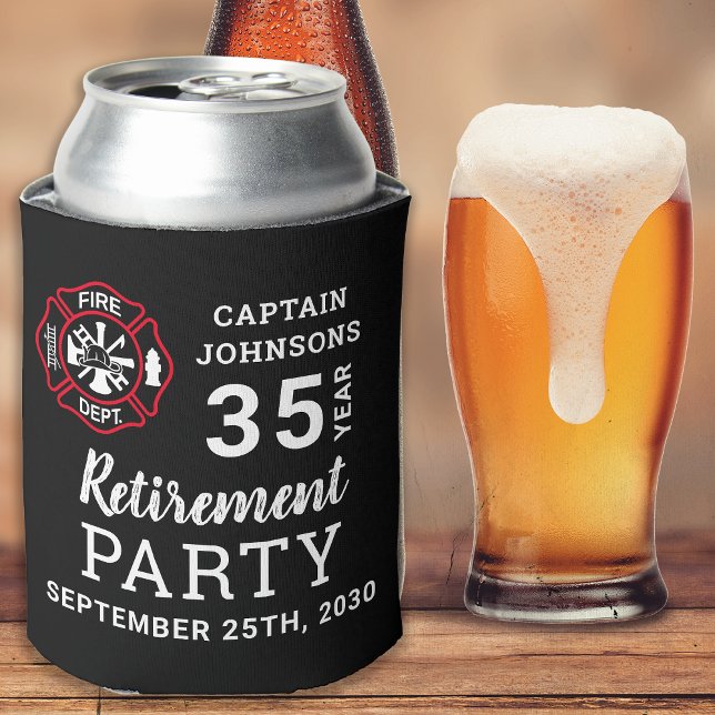 Feuerwehrruhestand Maltas Kreuz Personalisiert Dosenkühler (Von Creator hochgeladen)