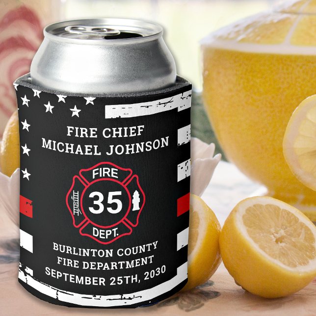 Feuerwehrruhestand Thin Red Line Malteser Kreuz Dosenkühler (Von Creator hochgeladen)