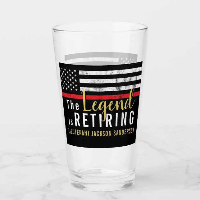 Feuerwehrruhestandsabteilung Feuerwehrmann Glas (Vorderseite)