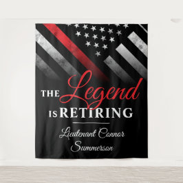 Feuerwehrruhestandsabteilung Feuerwehrmann Wandteppich