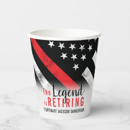 Feuerwehrruhestandsabteilung Party Pappbecher