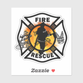 Feuerwehrrutsche Aufkleber