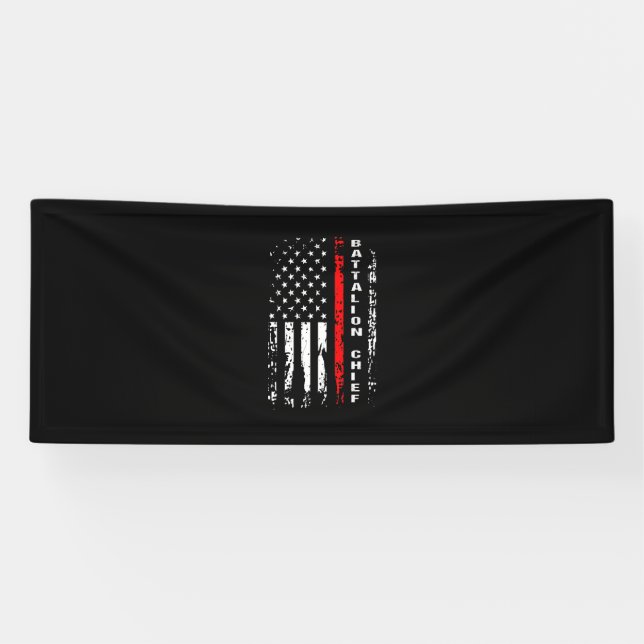 Feuerwehrschiff-Bataillon-Hauptbataillon Banner (Horizontal)