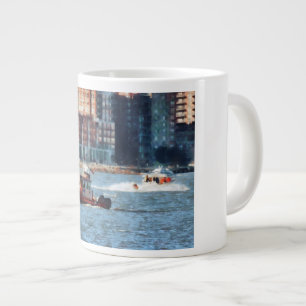 Feuerwehrschiff Hudson River Jumbo-Tasse